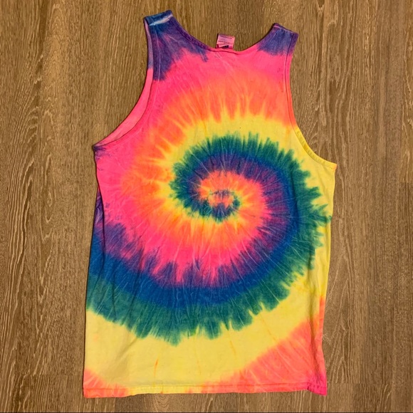 Tie Dye Be Kind tank - Picture 2 of 3